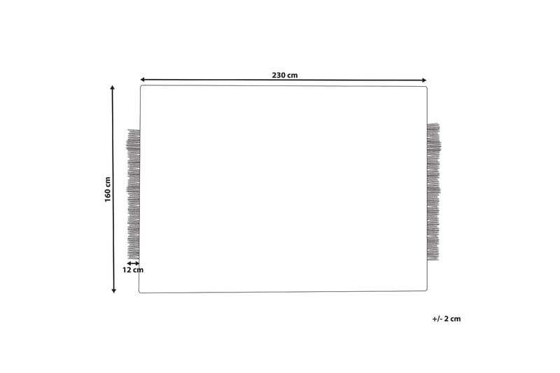 Divarli Ullmatta 160x230 cm - Beige - Textilier & mattor - Mattor - Modern matta - Ullmattor