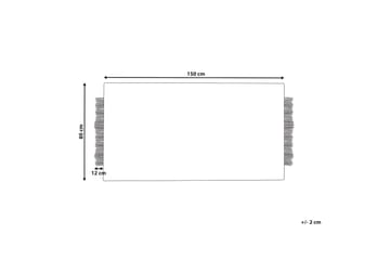 Divarli Ullmatta 80x150 cm - Beige - Textilier & mattor - Mattor - Modern matta - Ullmattor