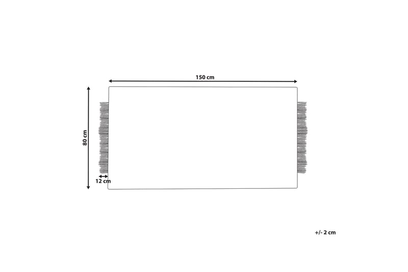 Divarli Ullmatta 80x150 cm - Beige - Textilier & mattor - Mattor - Modern matta - Ullmattor