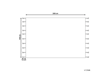 Dokuz Ryamatta 140x200 cm - Beige - Textilier & mattor - Mattor - Modern matta - Ryamattor