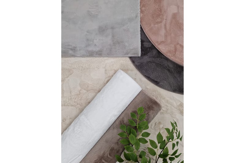 Dream Ryamatta Grå 200 cm Rund - Grå - Textilier & mattor - Mattor - Modern matta - Ryamattor