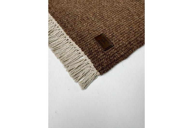 Eden Ullmatta 200x200 cm Kvadratisk - Brun - Textilier & mattor - Mattor - Modern matta - Ullmattor