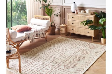 Edirne Bomullsmatta 160x230 cm - Beige - Textilier & mattor - Mattor - Modern matta - Bomullsmattor