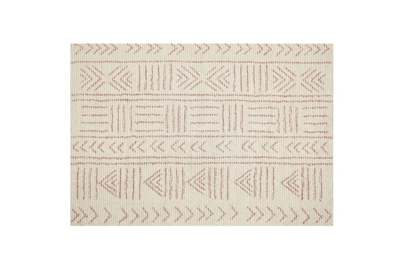 Edirne Bomullsmatta 160x230 cm Beige - Bomullsmattor