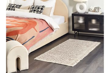 Edirne Bomullsmatta 80x150 cm - Beige - Textilier & mattor - Mattor - Modern matta - Bomullsmattor