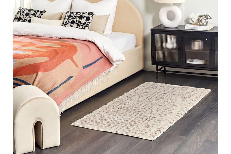 Edirne Bomullsmatta 80x150 cm - Beige - Textilier & mattor - Mattor - Modern matta - Bomullsmattor