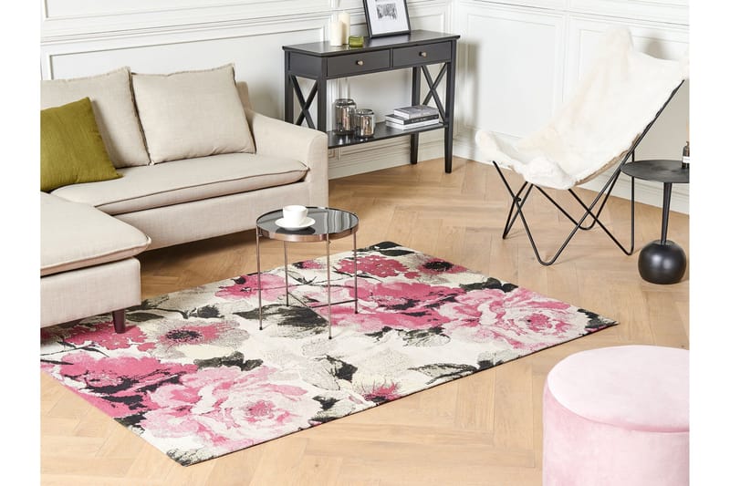 Ejaz Ryamatta 140x200 cm - Rosa - Textilier & mattor - Mattor - Modern matta - Bomullsmattor