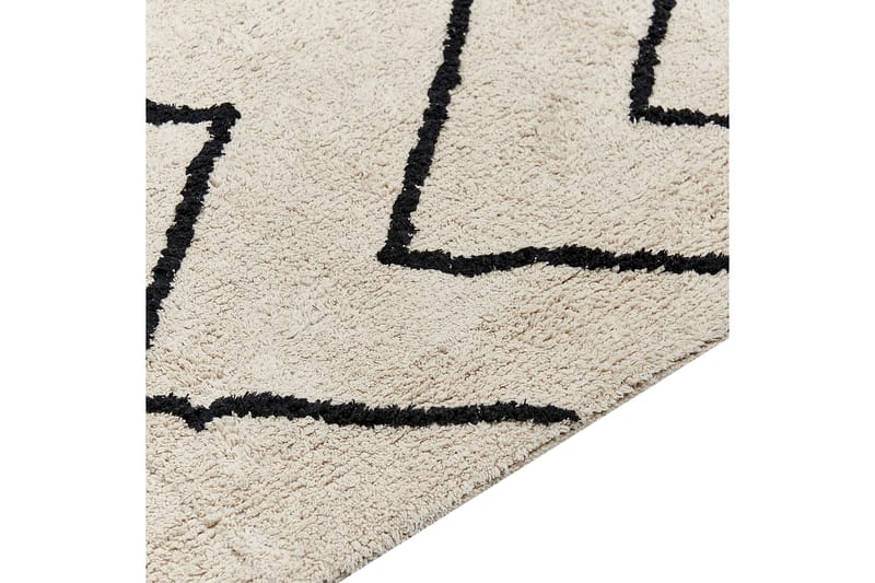 Eldes Ryamatta 160x230 cm - Beige - Textilier & mattor - Mattor - Modern matta - Bomullsmattor