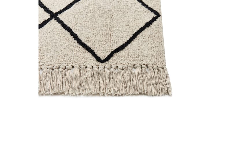Eldes Ryamatta 160x230 cm - Beige - Textilier & mattor - Mattor - Modern matta - Bomullsmattor