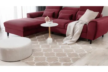 Elsher Ryamatta 150x80 cm - Beige - Textilier & mattor - Mattor - Modern matta - Ryamattor