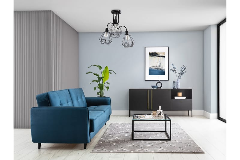 Elsher Ryamatta Rektangulär 220x160 cm Grå - Textilier & mattor - Mattor - Modern matta - Ryamattor