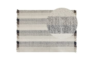 Emirler Ullmatta 160x230 cm - Svart/Vit - Textilier & mattor - Mattor - Modern matta - Ullmattor
