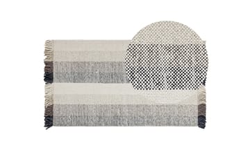 Emirler Ullmatta 80x150 cm - Svart/Vit - Textilier & mattor - Mattor - Modern matta - Ullmattor