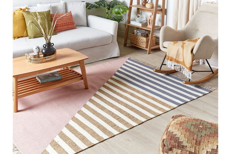 Engiz Ullmatta 140x200 cm - Rosa - Textilier & mattor - Mattor - Modern matta - Ullmattor