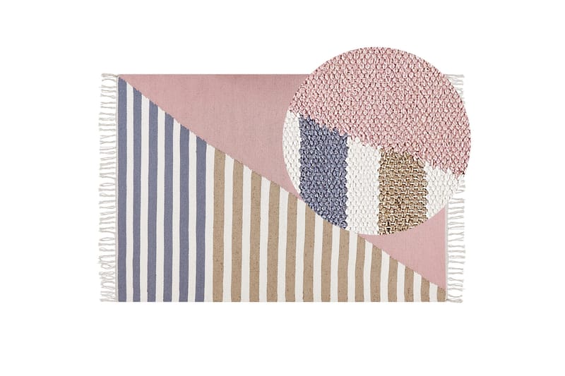 Engiz Ullmatta 140x200 cm - Rosa - Textilier & mattor - Mattor - Modern matta - Ullmattor