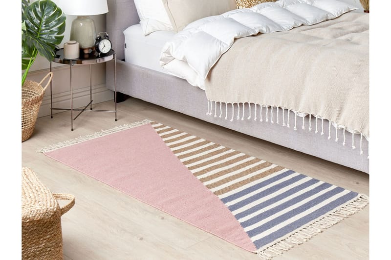 Engiz Ullmatta 80x150 cm - Rosa - Textilier & mattor - Mattor - Modern matta - Ullmattor
