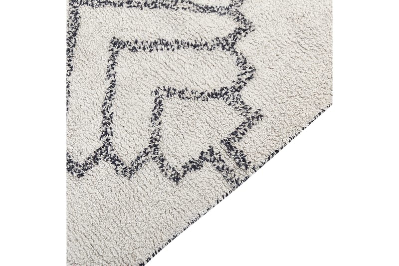 Eray Ryamatta 140x200 cm - Svart/Vit - Textilier & mattor - Mattor - Modern matta - Ryamattor