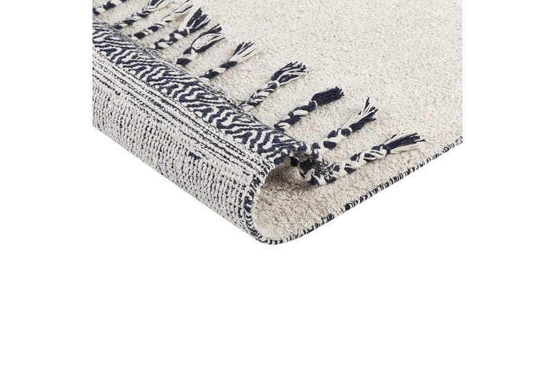 Eray Ryamatta 140x200 cm - Svart/Vit - Textilier & mattor - Mattor - Modern matta - Ryamattor