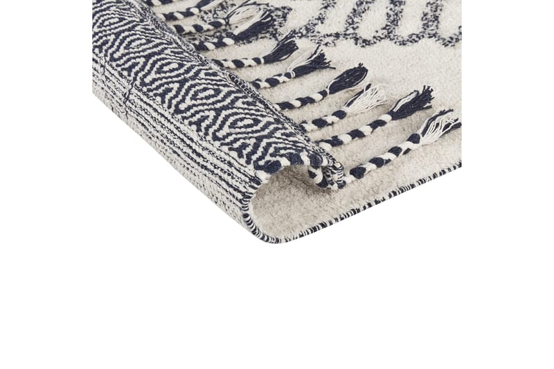 Eray Ryamatta 80x150 cm - Svart/Vit - Textilier & mattor - Mattor - Modern matta - Ryamattor