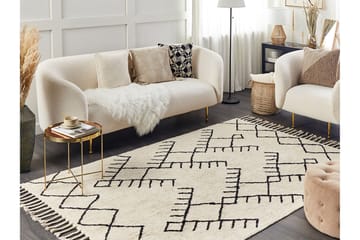 Erler Bomullsmatta 160x230 cm - Beige - Textilier & mattor - Mattor - Modern matta - Bomullsmattor