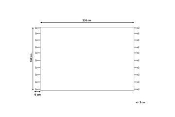 Erler Bomullsmatta 160x230 cm - Beige - Textilier & mattor - Mattor - Modern matta - Bomullsmattor