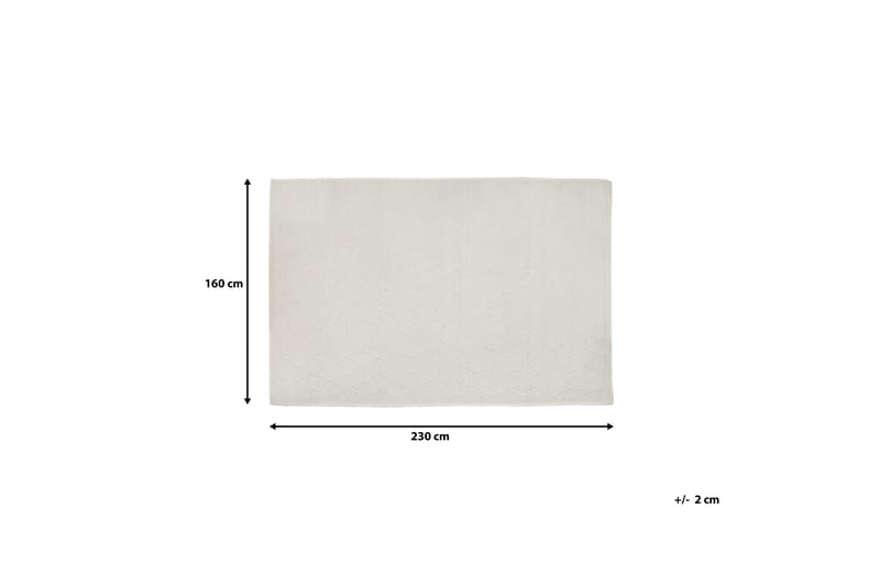 Erzin Matta 160x230 cm - Vit - Textilier & mattor - Mattor - Små mattor