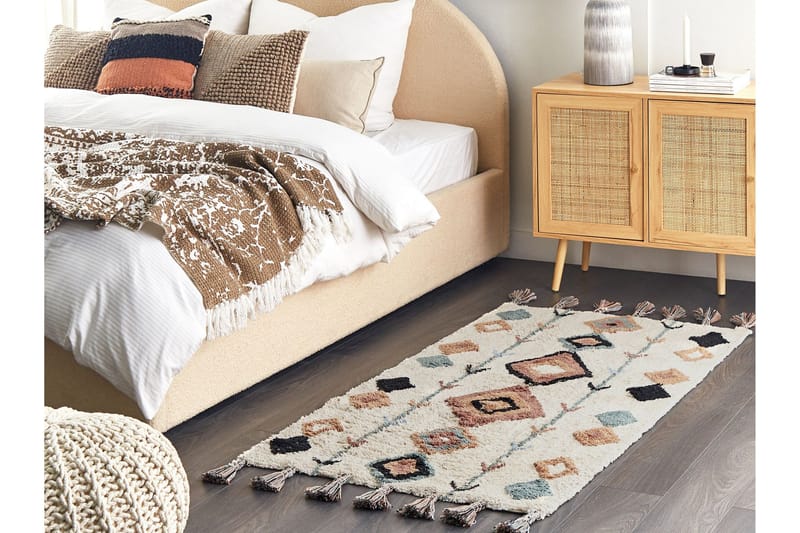 Eskisehir Bomullsmatta 80x150 cm - Beige - Textilier & mattor - Mattor - Modern matta - Bomullsmattor