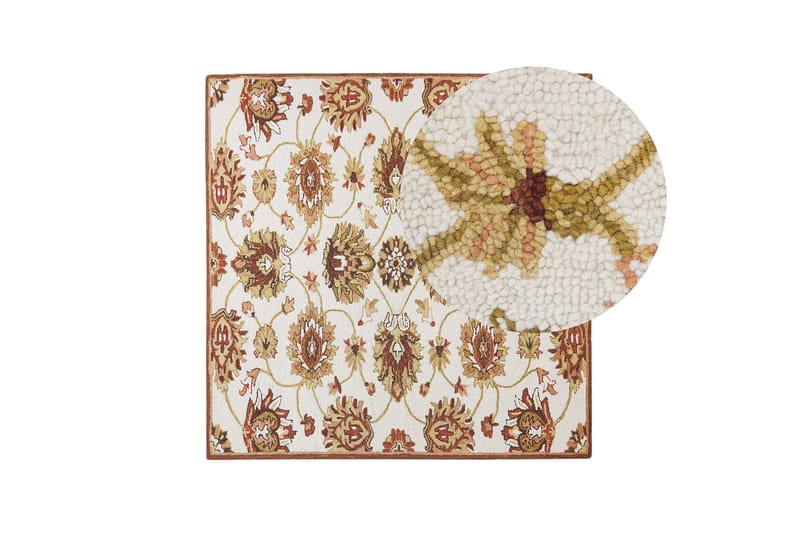 Ezine Ryamatta 200x200 cm - Beige - Textilier & mattor - Mattor - Modern matta - Ullmattor