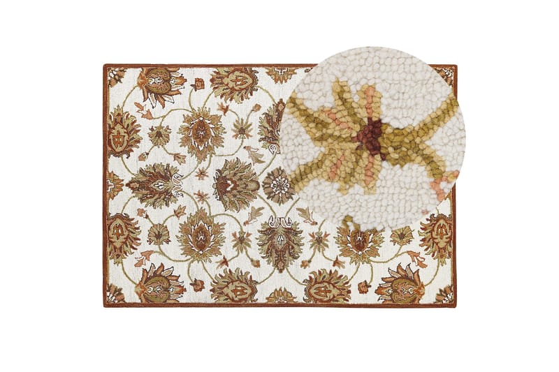 Ezine Ullmatta 140x200 cm - Beige - Textilier & mattor - Mattor - Modern matta - Ullmattor