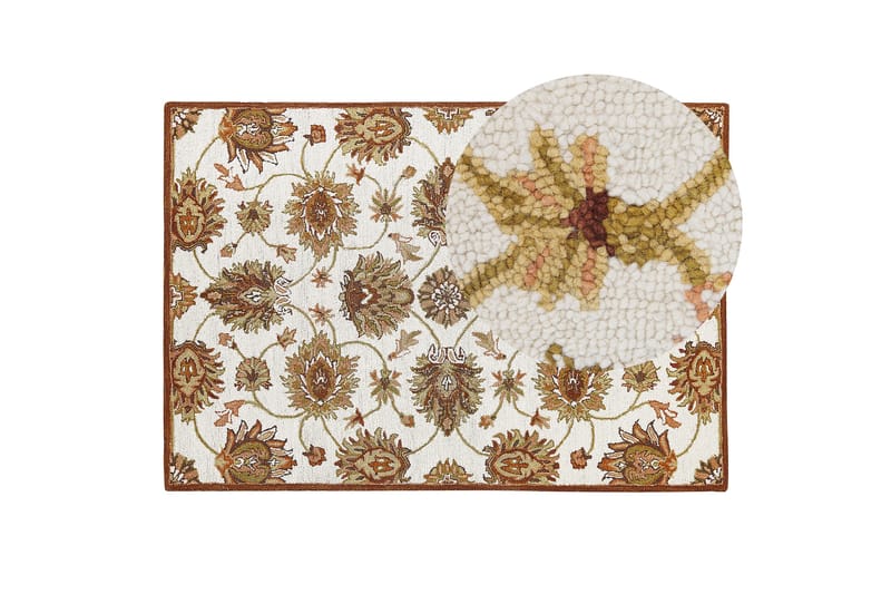 Ezine Ullmatta 140x200 cm Beige - Textilier & mattor - Mattor - Modern matta - Ullmattor