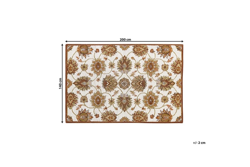 Ezine Ullmatta 140x200 cm Beige - Textilier & mattor - Mattor - Modern matta - Ullmattor