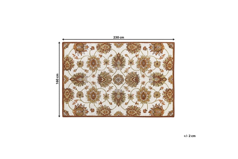 Ezine Ullmatta 160x230 cm - Beige - Textilier & mattor - Mattor - Modern matta - Ullmattor