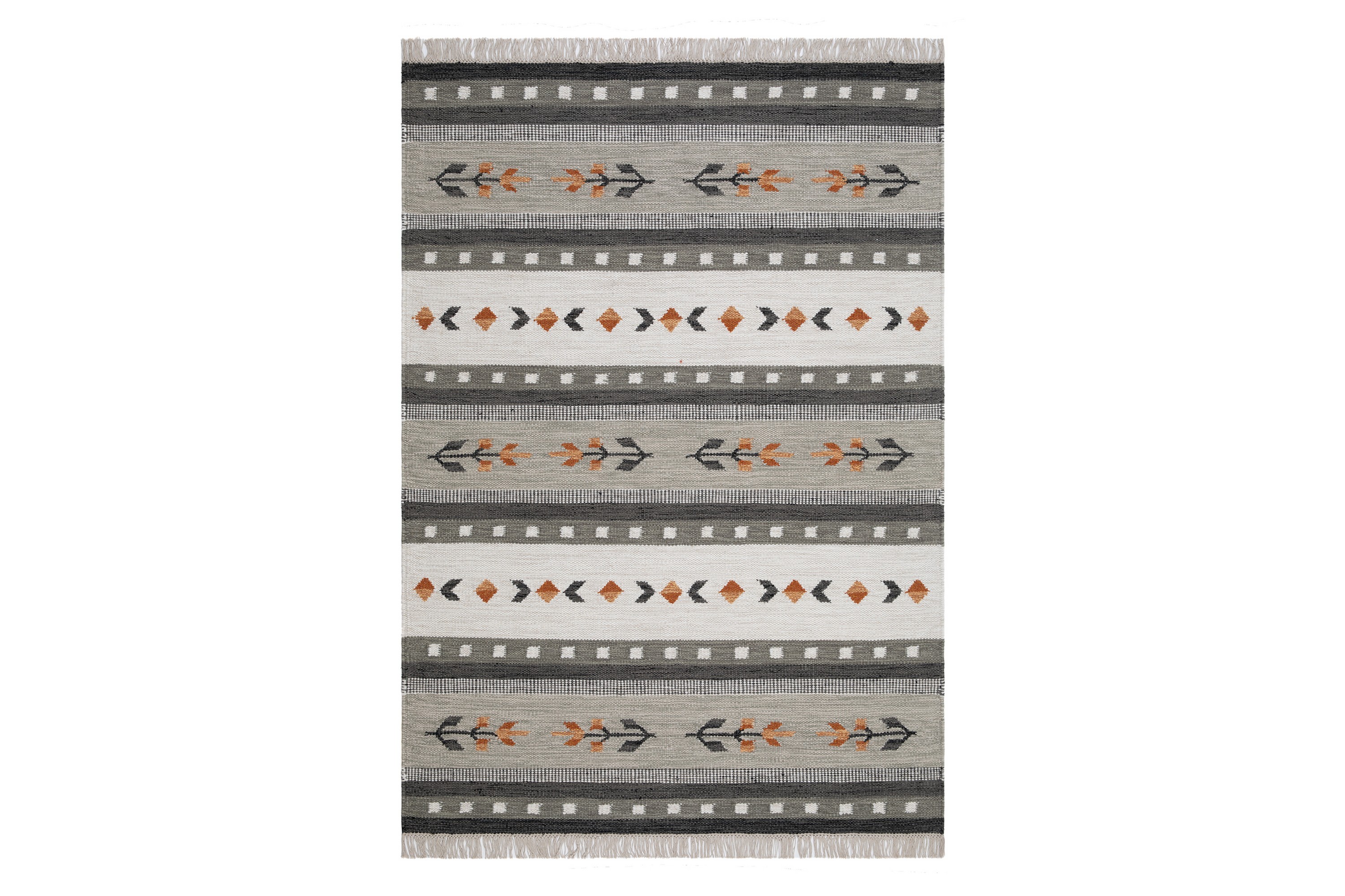 fagersta ullmatta 160x230 cm rektangulär - grå