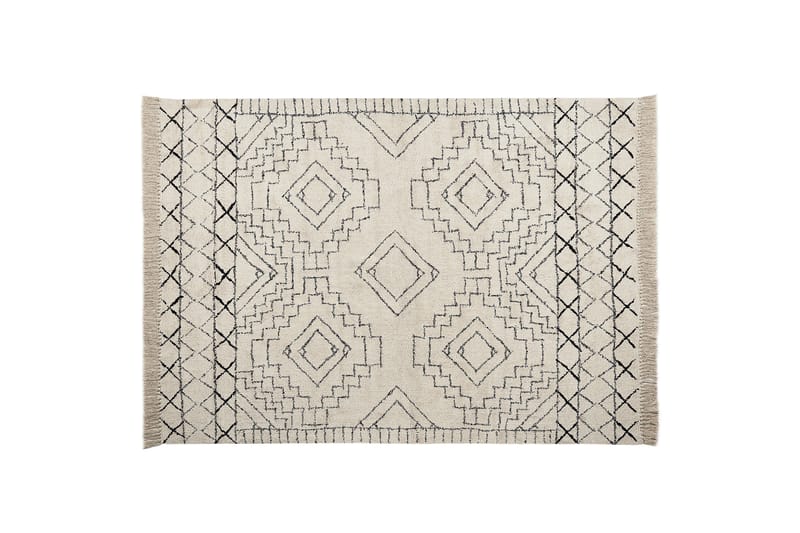 FERNFIELD Ryamatta 160x230 cm Beige - Textilier & mattor - Mattor - Modern matta - Ryamattor