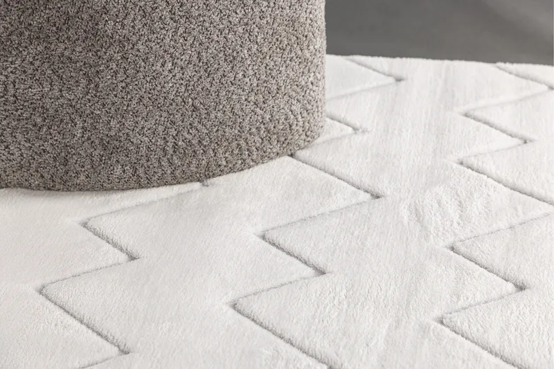 Fia Wiltonmatta 200x290 cm - Vit - Textilier & mattor - Mattor - Modern matta - Wiltonmattor