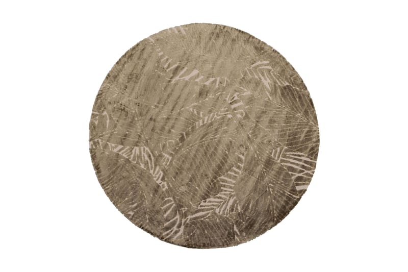 FIARCREST Viskosmatta 200x200 cm Mörkbeige - Viskosmattor - Stora mattor
