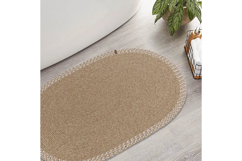 Fielo Bomullsmatta 80x120 cm Rektangulär - Beige - Textilier & mattor - Mattor - Modern matta - Bomullsmattor