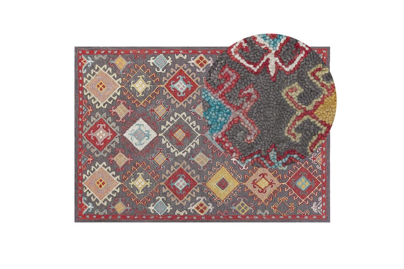 Finike Ullmatta 140x200 cm Beige - Textilier & mattor - Mattor - Modern matta - Ullmattor