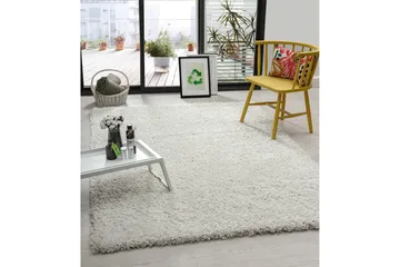 Floki Ryamatta 133x190 cm Rektangulär - Vit - Textilier & mattor - Mattor - Modern matta - Ryamattor