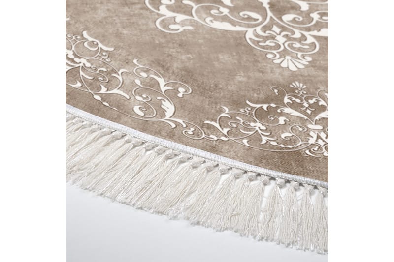 Alanur Home Matta 160x160 cm - Beige - Textilier & mattor - Mattor - Modern matta - Friezemattor