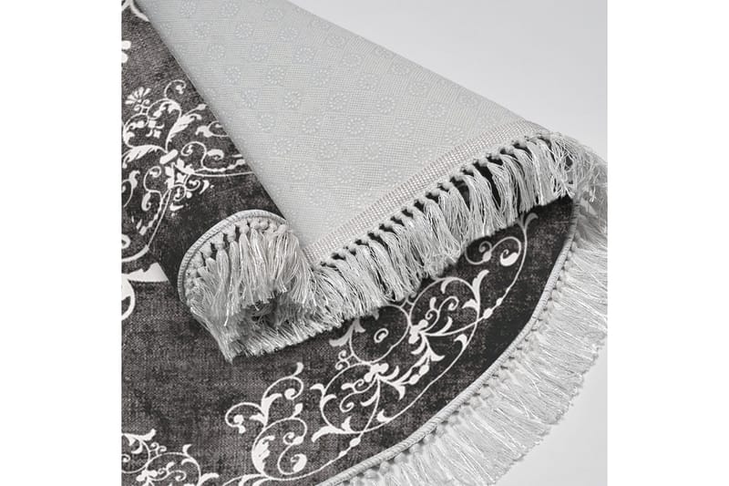 Alanur Home Matta 180 cm Rund - Grå/Vit - Textilier & mattor - Mattor - Modern matta - Friezemattor