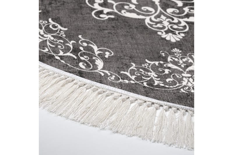 Alanur Home Matta 180 cm Rund - Grå/Vit - Textilier & mattor - Mattor - Modern matta - Friezemattor