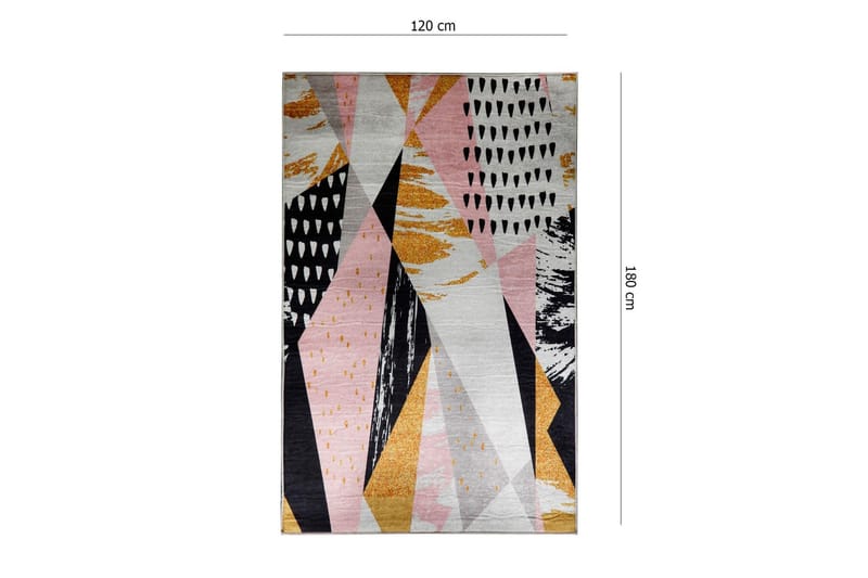 Alciena Matta 120x180 cm - Flerfärgad - Textilier & mattor - Mattor - Modern matta - Friezemattor