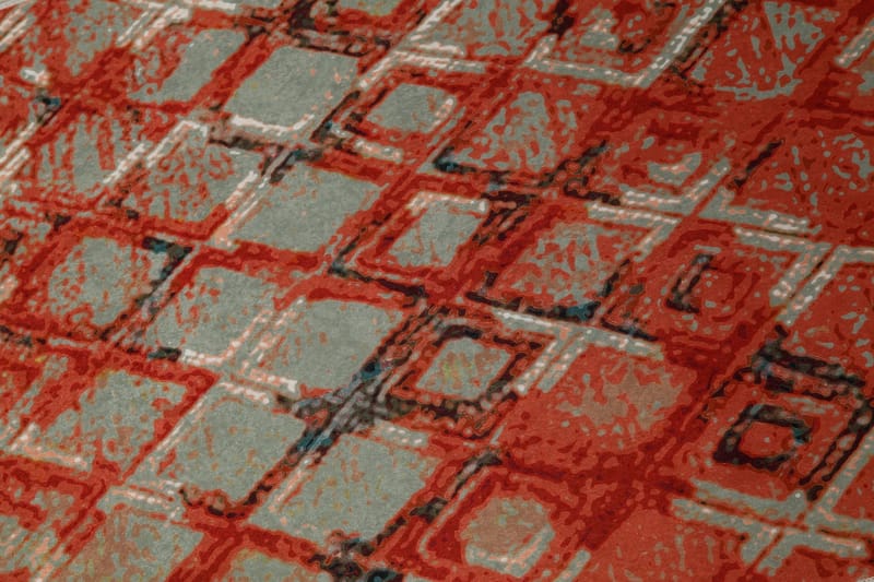 Alptekin Matta 100x150 cm - Flerfärgad - Textilier & mattor - Mattor - Modern matta - Friezemattor