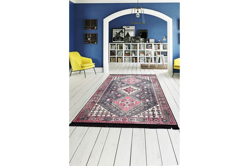 Alverdine Matta 140x190 cm - Flerfärgad/Sammet - Textilier & mattor - Mattor - Modern matta - Friezemattor