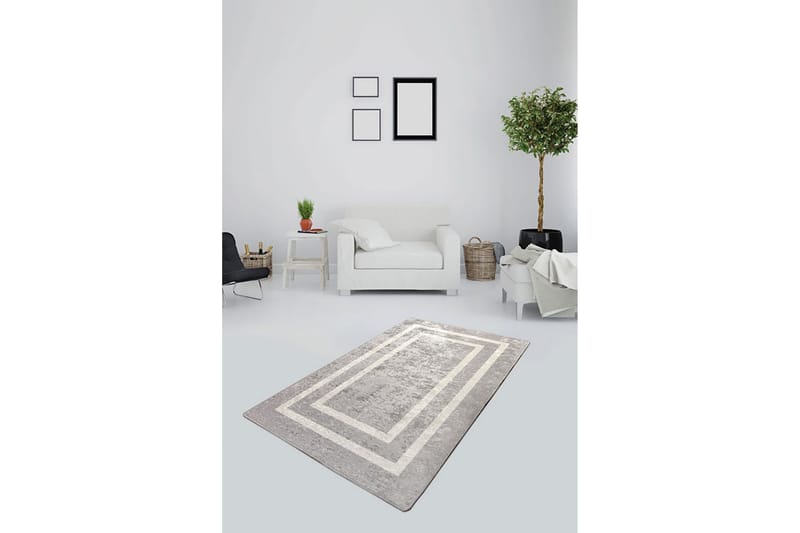 Argentu Matta 100x200 cm - Flerfärgad/Sammet - Textilier & mattor - Mattor - Modern matta - Friezemattor