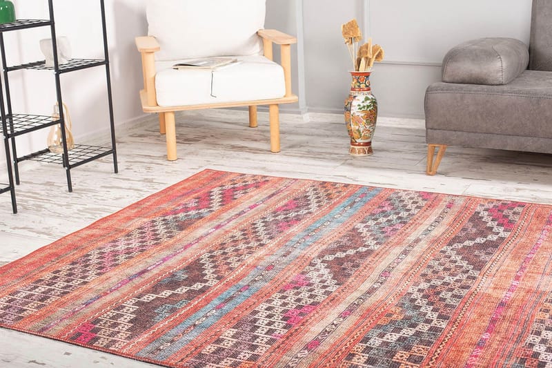 Artloop Matta 140x190 cm - Multifärgad - Textilier & mattor - Mattor - Modern matta - Friezemattor