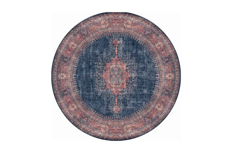 Artloop Matta 150 cm Rund, Multifärgad