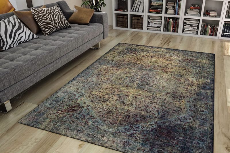 ARTLOOP Matta 150x230 cm Multifärgad - Textilier & mattor - Mattor - Modern matta - Friezemattor