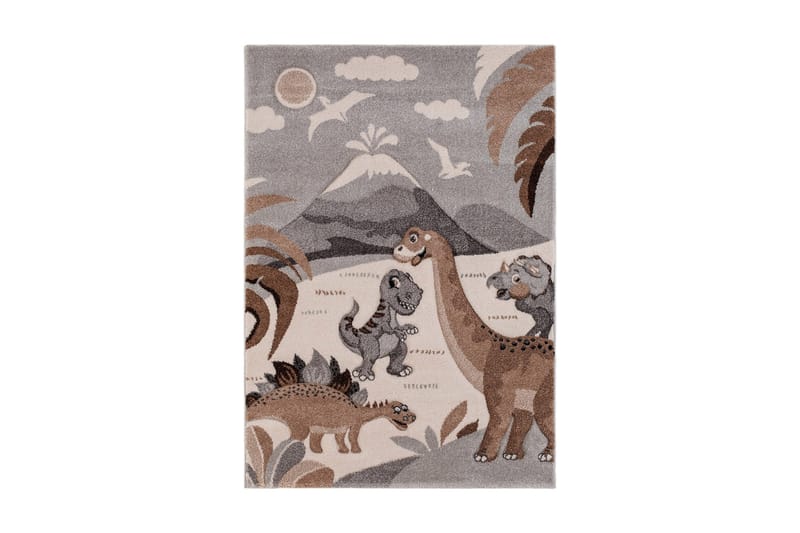 Atlas Jurassic Wiltonmatta 120x170 cm - Grå/Natur - Textilier & mattor - Mattor - Modern matta - Friezemattor